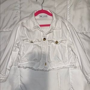 Zara jacket. Crop style size 7
